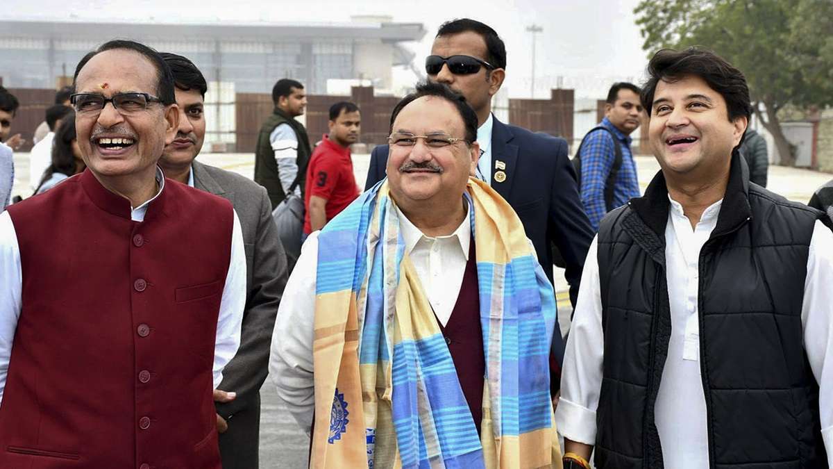 Jyotiraditya Scindia met JP Nadda, Reeti Pathak met Amit Shah । ज्योतिरादित्य सिंधिया ने की जेपी नड्डा से मुलाकात, अमित शाह से मिली रीति पाठक