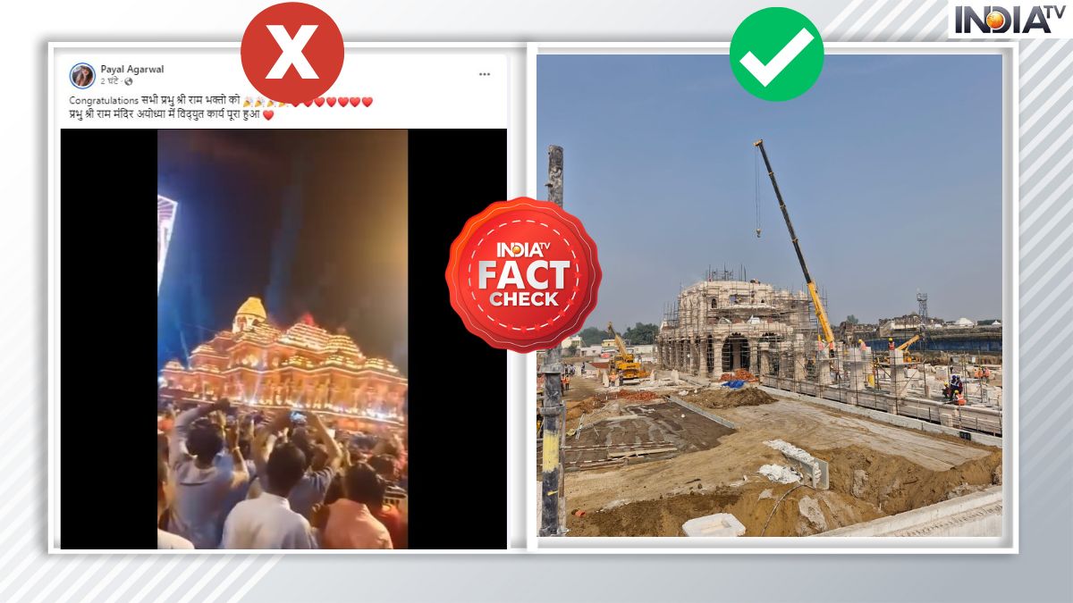 Fact Check: कोलकाता के दुर्गा पंडाल को राम मंदिर बताते हुए वीडियो वायरल, यहां जानें सच्चाई