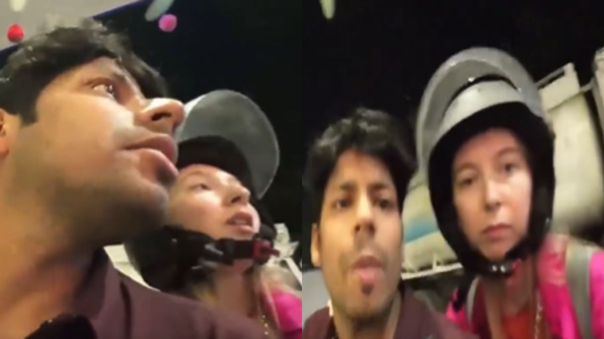 Russian Girl Was sexually harassed by a petrol pump worker the tour guide accompanying him and taught him a lesson video। रशियन गर्ल के पैरों पर हाथ फेर रहा था पेट्रोल पंप कर्मी Russian Girl Was sexually harassed by a petrol pump worker the tour guide accompanying him and taught him a lesson video। रशियन गर्ल के पैरों पर हाथ फेर रहा था पेट्रोल पंप कर्मी