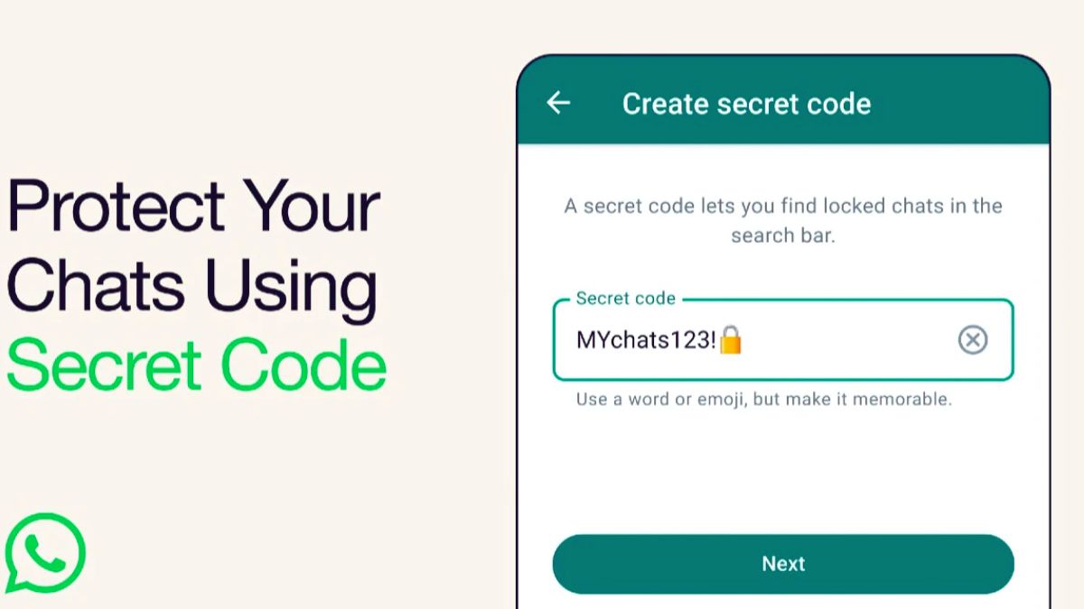 WhatsApp users get Secret Code feature, now no one will be able to peek into personal chats