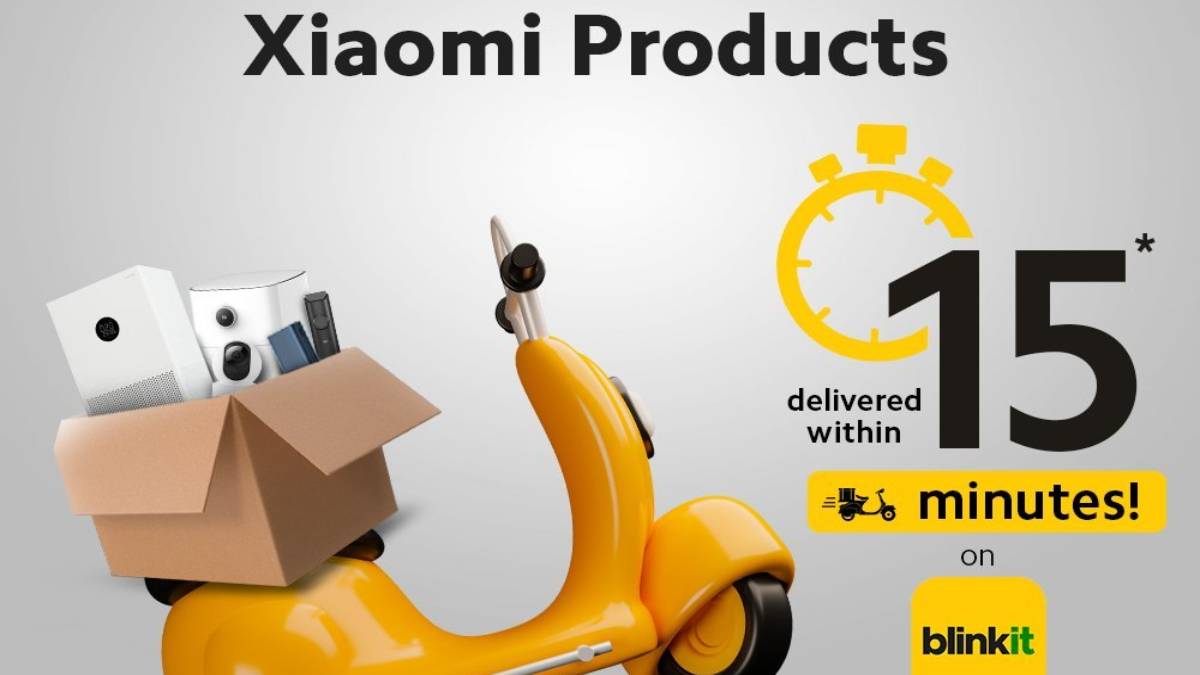 Xiaomi products will be delivered before pizza, Blinkit starts new service