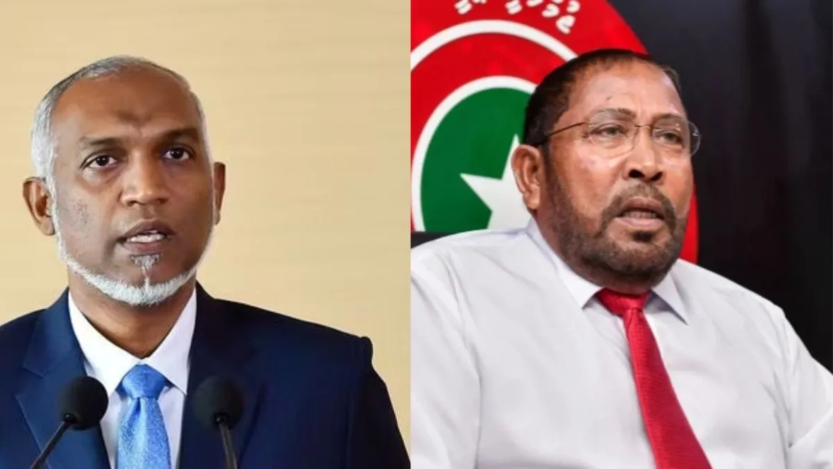 मोहम्मद मोइज्जू और कासिम इब्राहिम।- India TV Hindi