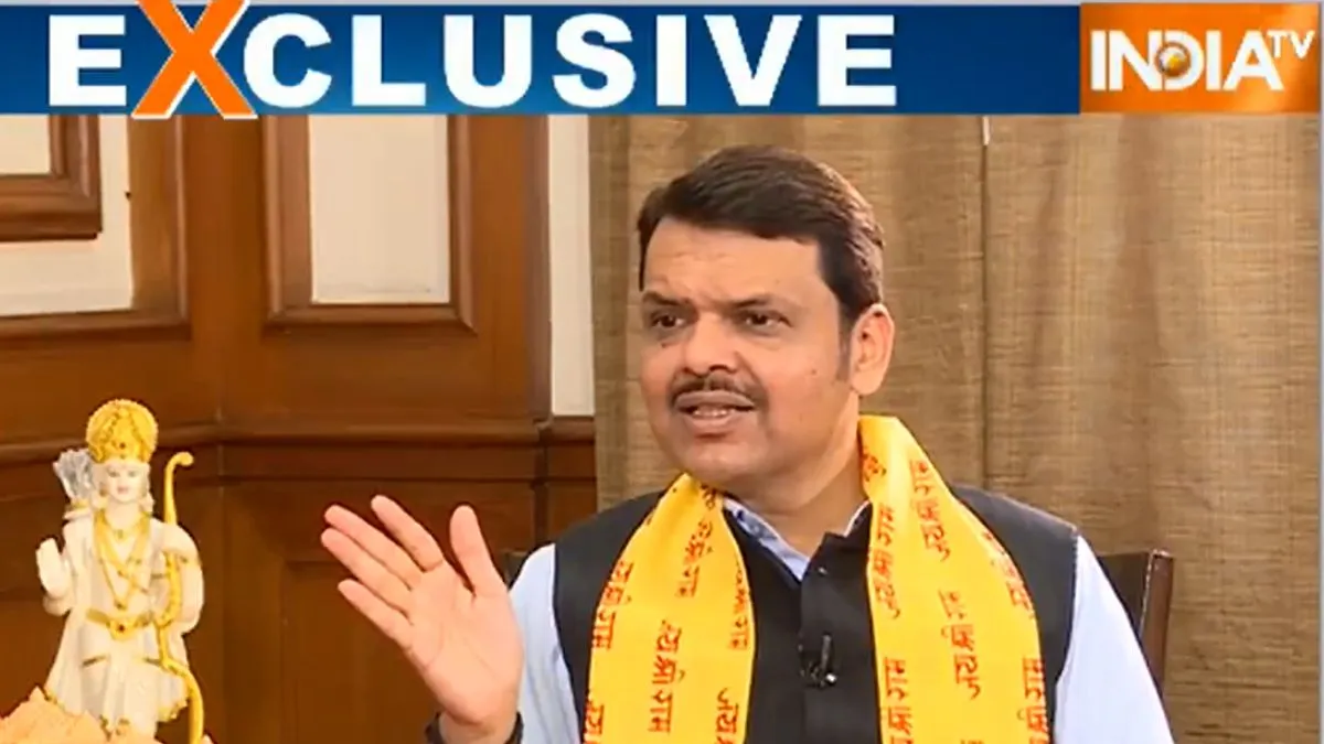 रामलला की प्राण-प्रतिष्ठा से पहले देवेंद्र फडनवीस ने इंडिया टीवी से की Exclusive बातचीत, कारसेवा के दौरान के सुनाए किस्से, उद्धव ठाकरे पर साधा निशाना Maharashtra, Ram Mandir- India TV Hindi