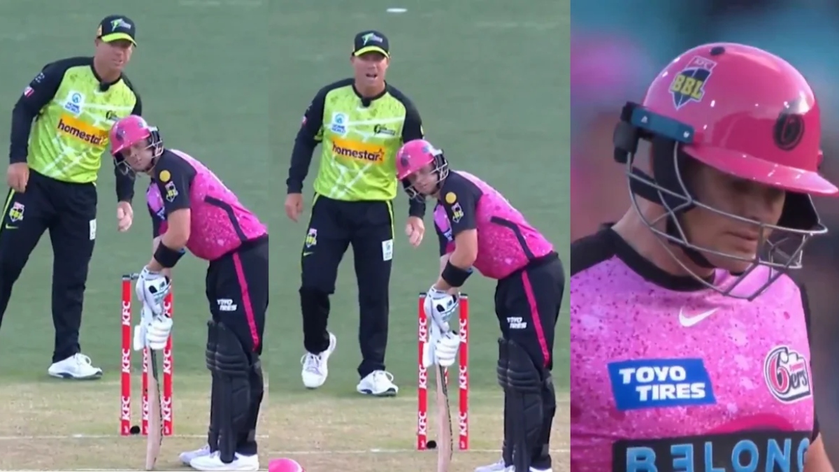 BBL 2023-24: David Warner sledged his/her own teammate, the player was out on the very first ball, watch video