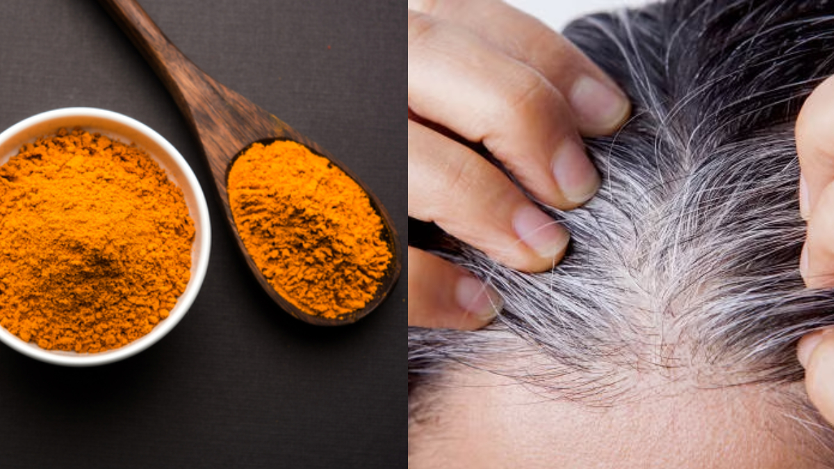 Just 1 pinch of turmeric can turn all gray hair black, know how and ...