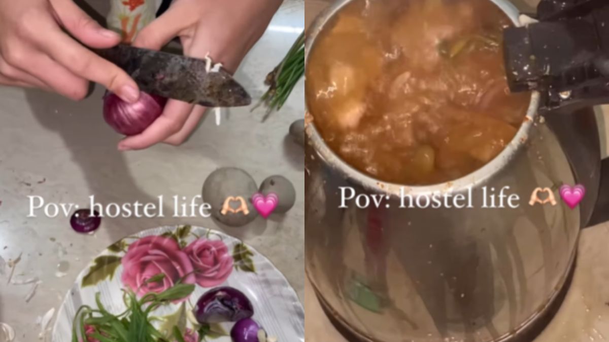Hostel वाले कुछ भी कर सकते हैं, चूल्हे के बिना लड़कियों ने बनाया खाना, Video इंटरनेट पर हुआ वायरल