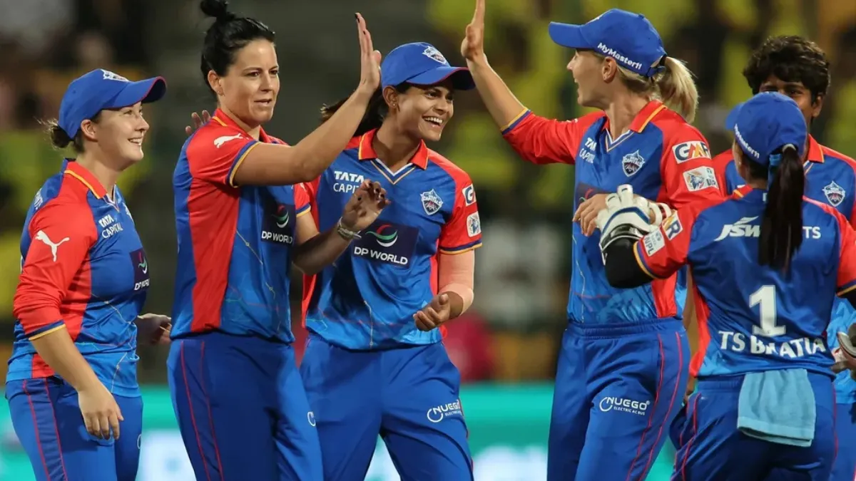 WPL 2024 में दिल्ली कैपिटल्स की टीम ने दर्ज की पहली जीत, इस खिलाड़ी को मिला प्लेयर ऑफ द मैच Delhi Capitals Team- India TV Hindi