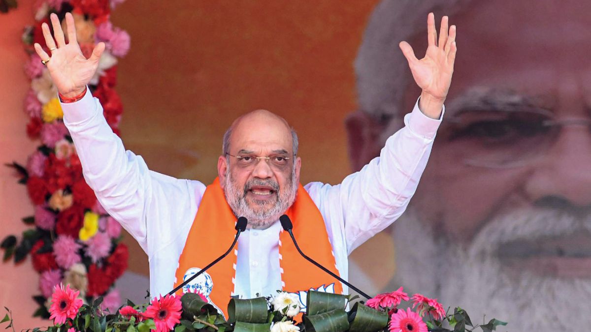 अमित शाह ने गांधीनगर से फूंका चुनावी बिगुल, कहा- ये चुनाव BJP के लिए नहीं, भारत के लिए है