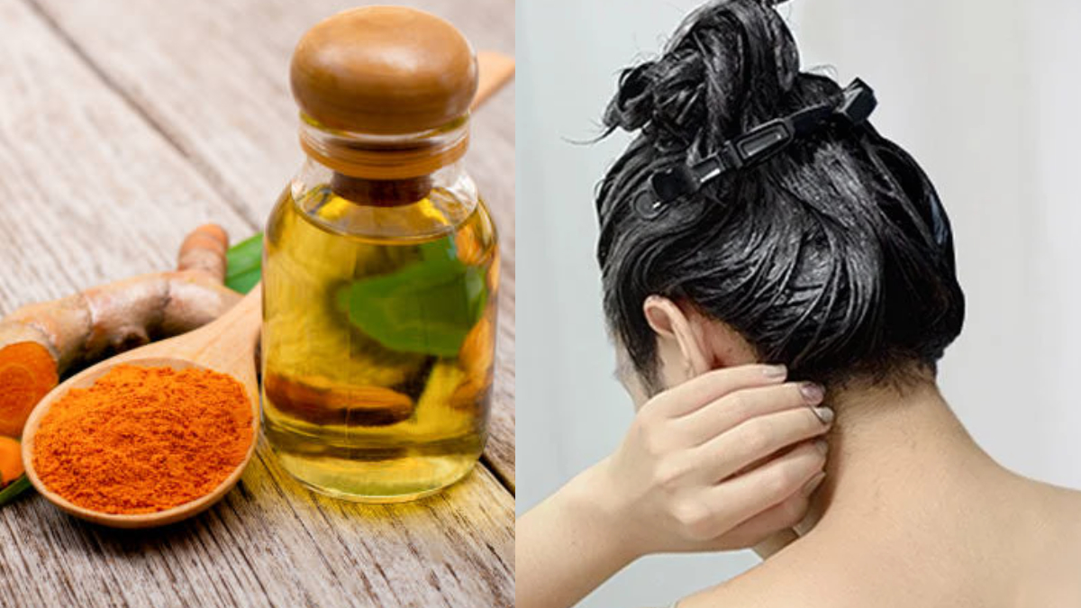 Make natural hair dye by mixing mustard oil and turmeric, you will get rid of white hair – News