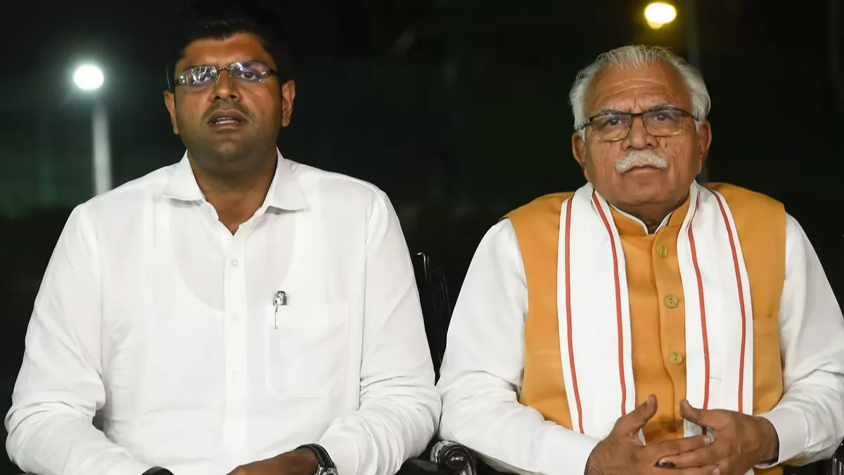 हरियाणा में नहीं रहेगा BJP-JJP का गठबंधन? नए सिरे से मंत्रिमंडल के गठन की खबर हरियाणा में गठबंधन पर खतरा। - India TV Hindi