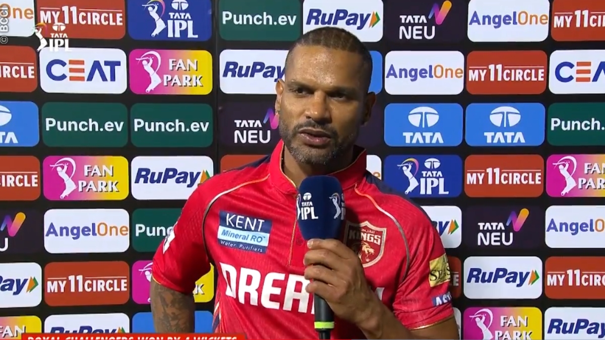 shikhar dhawan on turning point of rcb vs pbks match drop catch make ...