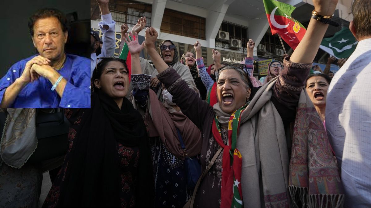PTI supporters protested in Pakistan Imran country will not accept corrupt people/Again PTI supporters protested in Pakistan, Imran said – “The country will not accept corrupt people like Shahbaz and Zardari”