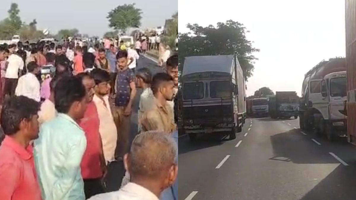 हाइवे पर शख्स को रौंदता चला गया वाहन, भड़क गए गांव के लोग; उठा लिया बड़ा कदम