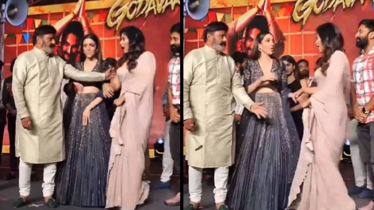बीच इवेंट नंदमुरी बालकृष्ण ने एक्ट्रेस को दिया धक्का, वीडियो देखकर भड़के लोग, खड़ा कर दिया बवाल