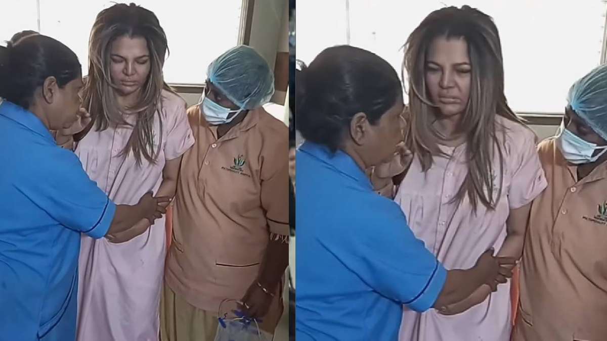 राखी सावंत का सर्जरी के बाद पहला वीडियो आया सामने, दर्द में तड़पती दिखीं एक्ट्रेस  - India TV Hindi