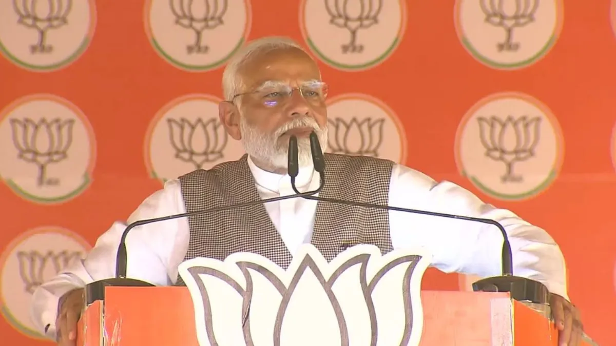 'INDI गठबंधन घोटालेबाजों की जमात', सोनीपत के गोहाना में पीएम मोदी की रैली; जानिए क्या-क्या बोले pm modi- India TV Hindi