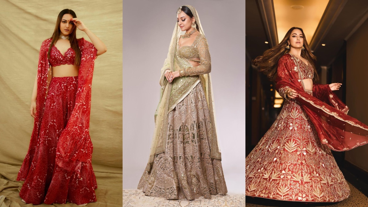 सोनाक्षी सिन्हा के इन Lehenga Looks पर थम जाएगी आपकी नज़र, Brides शादी के लिए ले सकती हैं इंस्पिरेशन