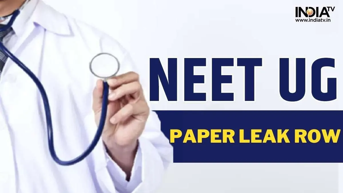 NEET का पेपर झारखण्ड के हजारीबाग से लीक होने की संभावना- सूत्र NEET पेपर लीक।- India TV Hindi