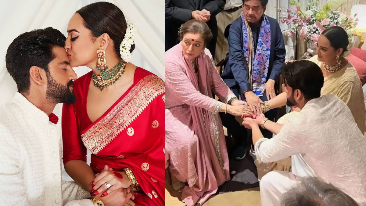 हिंदू रीति-रिवाजों से हुई सोनाक्षी की शादी, मंत्रोच्चारण के साथ संपन्न हुआ विवाह – India TV Hindi