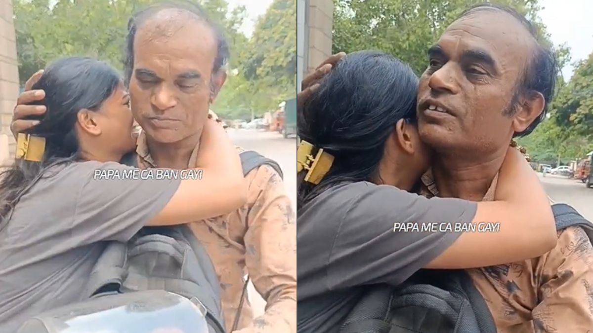 VIDEO: “पापा मैं CA बन गई”, 10 साल की मेहनत रंग ले आई, कामयाबी मिलने के बाद पिता के गले लगकर रोई लड़की