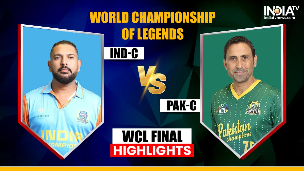 IND-C vs PAK-C Final WCL 2024: इंडिया चैंपियंस ने पाकिस्तान को हराकर जीता खिताब, फाइनल में 5 विकेट से हराया India Champions vs Pakistan Champions- India TV Hindi