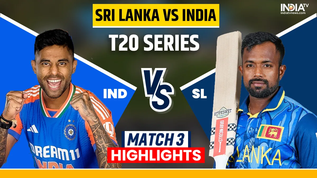 IND vs SL 3rd T20: भारतीय टीम ने सुपर ओवर में श्रीलंका को हराया, सीरीज में 3-0 से किया क्लीन स्वीप IND vs SL- India TV Hindi