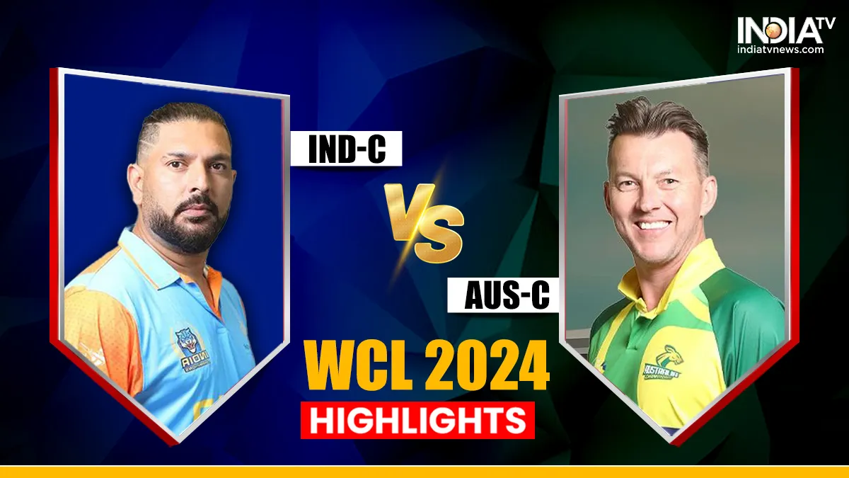 IND-C vs AUS-C WCL 2024 Highlights: ऑस्ट्रेलिया चैंपियंस ने 23 रनों से जीता मुकाबला, सेमीफाइनल में बनाई जगह India Champions vs Australia Champions WCL 2024 Match Highlights- India TV Hindi
