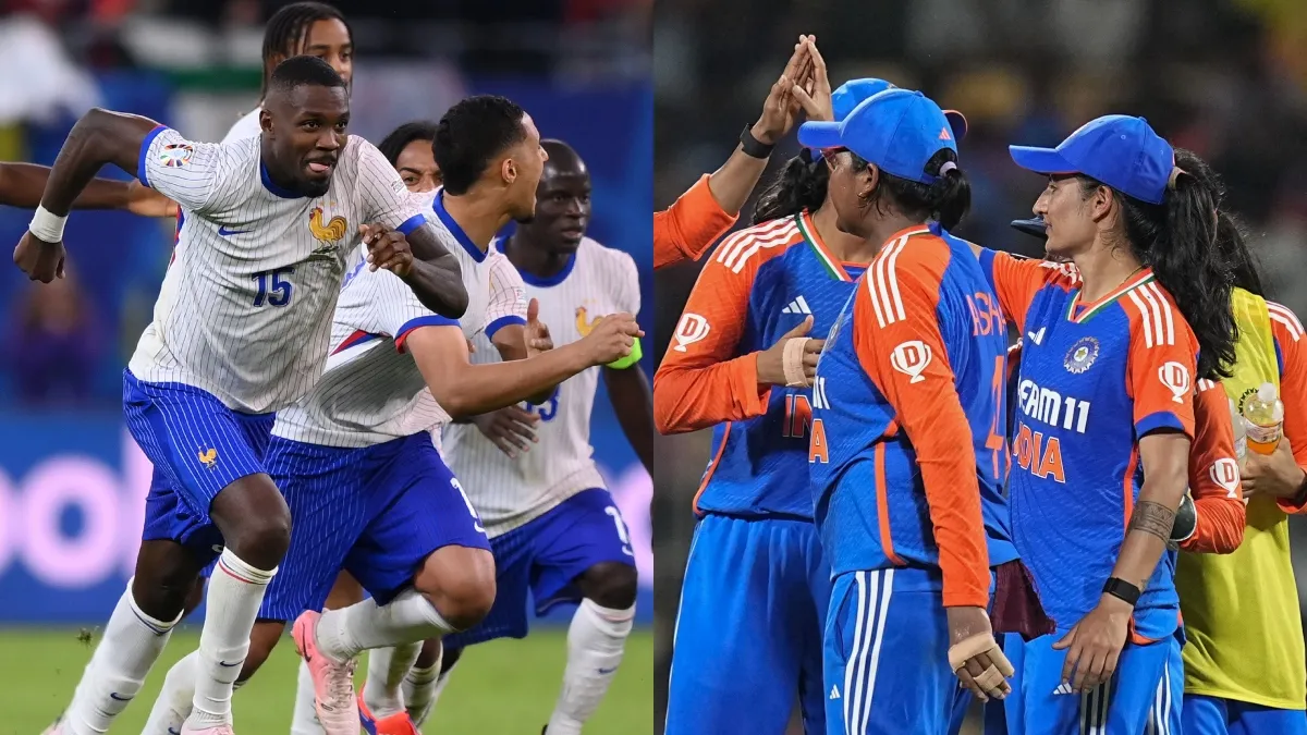 भारतीय महिला टीम को मिली हार, यूरो कप के सेमीफाइनल में पहुंचा फ्रांस; देखें खेल की 10 बड़ी खबरें France And Indian Women Cricket Team- India TV Hindi