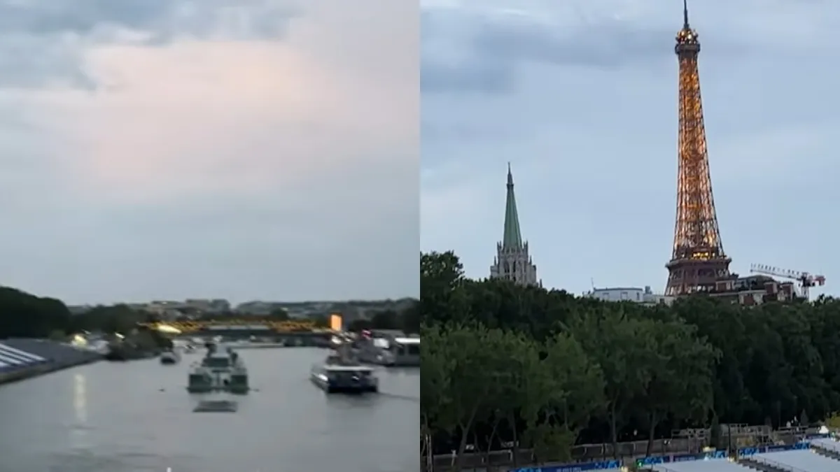 Paris Olympics 2024: पेरिस में ओलंपिक की धूम, लेकिन ओपनिंग सेरेमनी में बारिश की भी आशंका Seine river- India TV Hindi