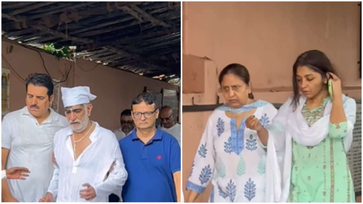 21 साल की बेटी तिशा की चिता को मुखाग्नि देकर टूटे कृष्ण कुमार, मां का भी रो-रोकर हुआ बुरा हाल
