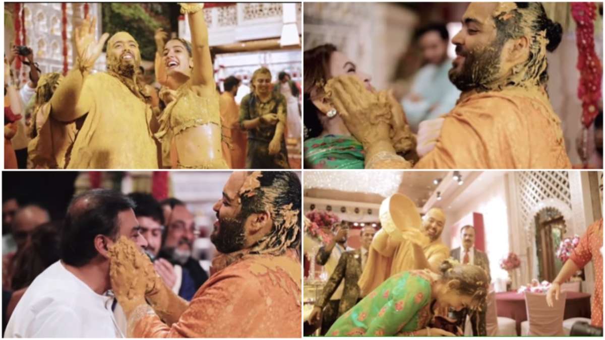 अनंत-राधिका की हल्दी में दिखा होली जैसा धूम धड़ाका, नीता अंबानी के साथ जो हुआ वो तो देख रह जाएंगे दंग