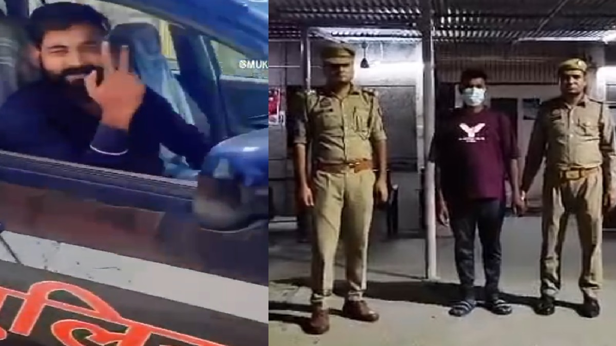 UP: OYO होटल के मैनेजर ने डायल 112 की गाड़ी चलाकर बनाई रील, पुलिस ने भेजा जेल, दो कांस्टेबल भी सस्पेंड