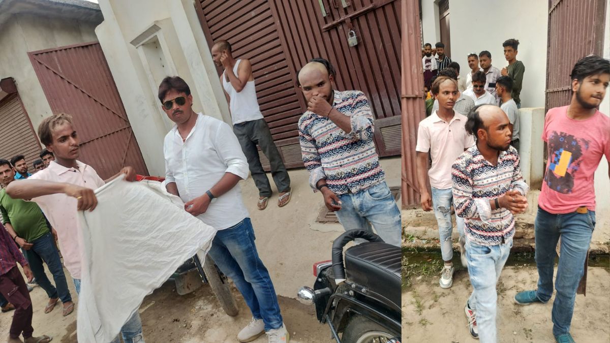 प्रेमिका से मिलने पहुंचे युवकों का उतरा इश्क का भूत, आधा सिर और आधी मूंछ मुंडवाकर पुलिस को सौंपा