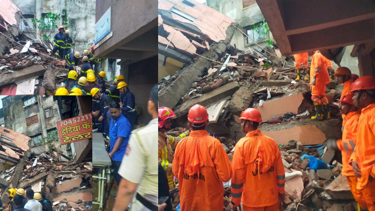 नवी मुंबई में दर्दनाक हादसा, बहुमंजिला इमारत गिरने से कई लोग मलबे में दबे; रेस्क्यू ऑपरेशन जारी