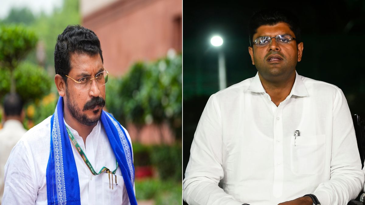 हरियाणा चुनाव: दुष्यंत चौटाला ने चंद्रशेखर आजाद से मिलाया हाथ, आज होगा ऐलान