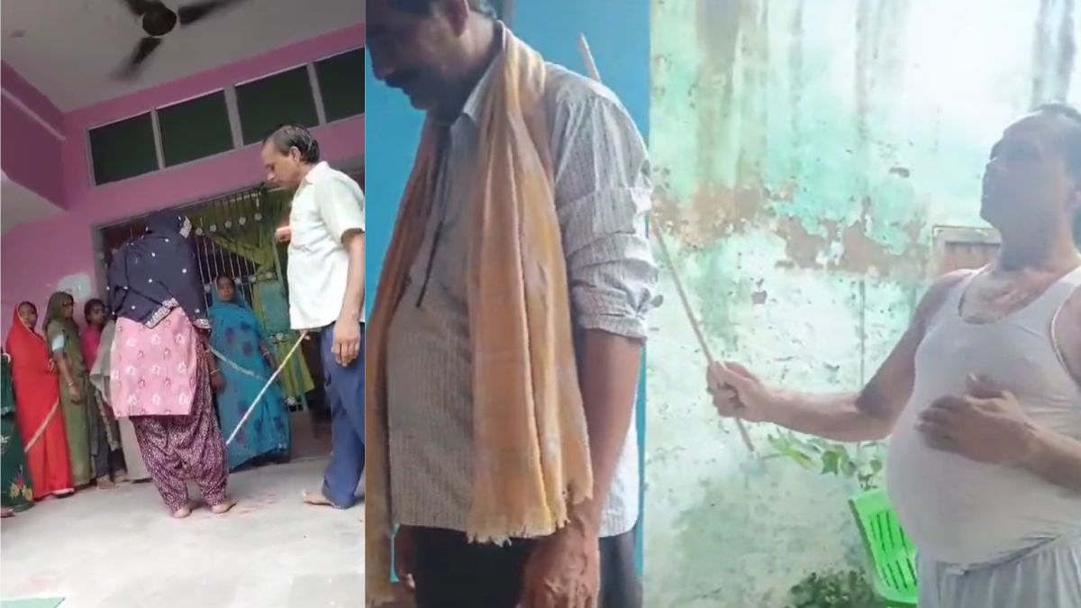 बिहार: डंडे से पीट-पीटकर दर्द का इलाज करने वाले बाबा का VIDEO आया सामने, मरीजों का लग रहा तांता
