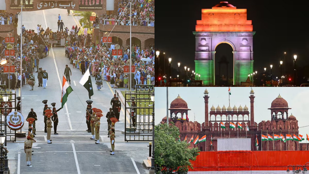 दिल्ली के लालकिला से बाघा बॉर्डर तक, 15 अगस्त पर यहां शानदार होता है आजादी का जश्न, जरूर देखना चाहिए
