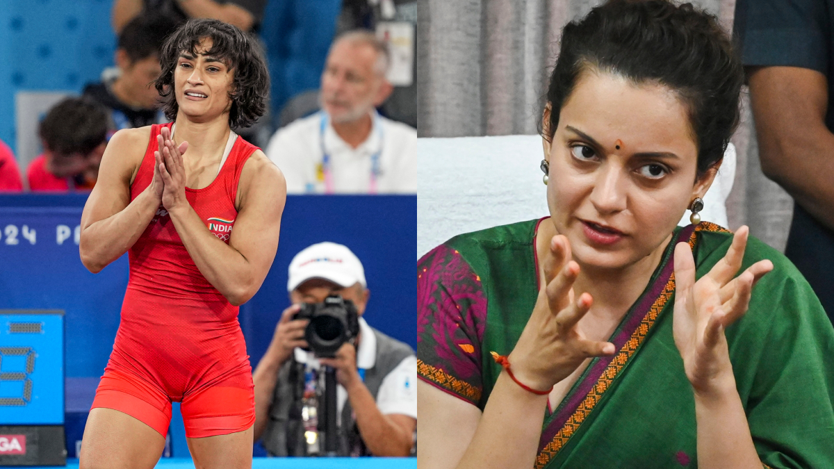 विनेश फोगाट के डिस्क्वालीफाई होने पर कंगना रनौत का रिएक्शन, बोलीं- रो मत…