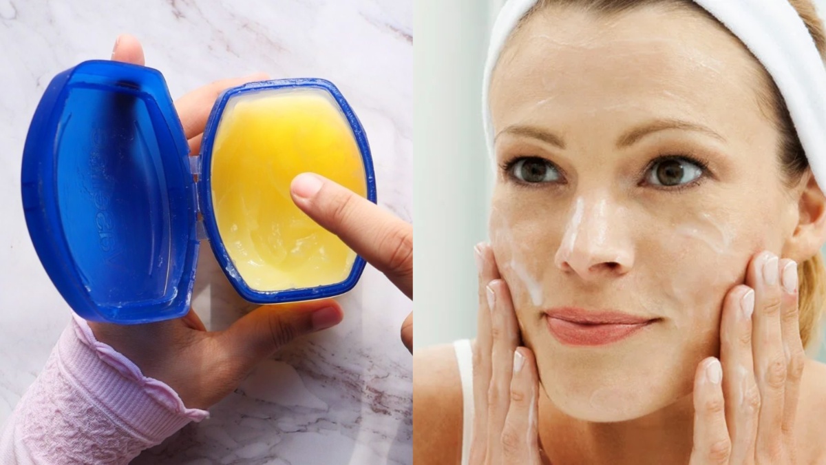 रात में सोने से पहले चेहरे पर ऐसे करें वैसलीन का इस्तेमाल, ड्राई और डल स्किन से मिलेगा हमेशा के लिए छुटकारा रात में सोने से पहले चेहरे पर ऐसे करें वैसलीन का इस्तेमाल, ड्राई और डल स्किन से मिलेगा हमेशा के लिए छुटकारा