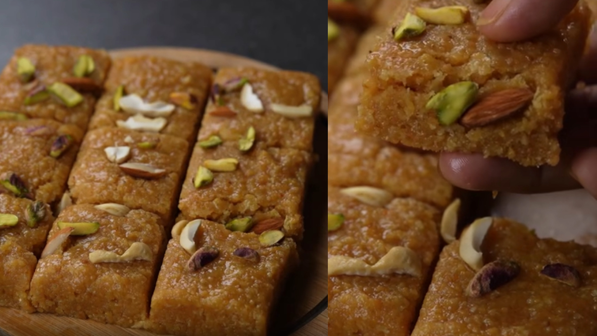 राजस्थान की फेमस मिठाई मोहनथाल, खाटूश्याम के प्रसाद में खूब चढ़ती है, सिर्फ बेसन से ऐसे करें तैयार