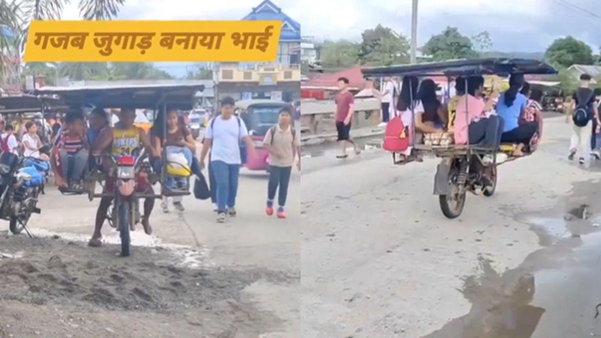 भाई का जुगाड़ देखकर बाइक बनाने वाले भी झटका खा जाएंगे, Video में दिखी अनोखी मोटरसाइकिल