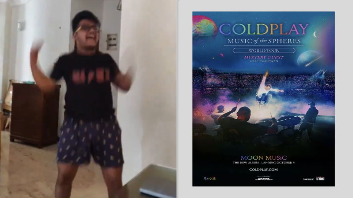 Coldplay: करन जौहर को तो नहीं लेकिन इस लड़के को मिल गया कॉन्सर्ट का टिकट, खुशी के मारे हुआ पागल, देखें Video
