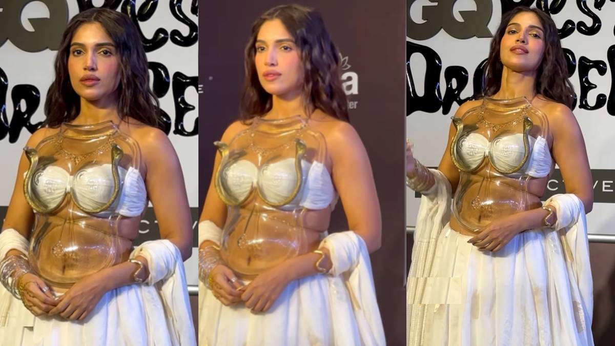 शीशे का ब्लाउज और सीने पर लपेटे सांप, भूमि पेडनेकर ने पहनी अनोखी नागिन ड्रेस, चकराया लोगों का दिमाग शीशे का ब्लाउज और सीने पर लपेटे सांप, भूमि पेडनेकर ने पहनी अनोखी नागिन ड्रेस, चकराया लोगों का दिमाग