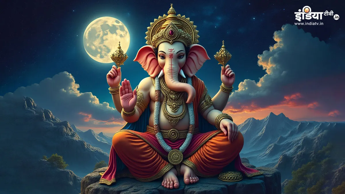 चतुर्थी के दिन चंद्रमा को देखने पर लगता है कलंक, लेकिन इन उपायों को करने से बन जाएगी जिंदगी, दूर होंगी विघ्न बाधाएं Ganesh Chaturthi - India TV Hindi