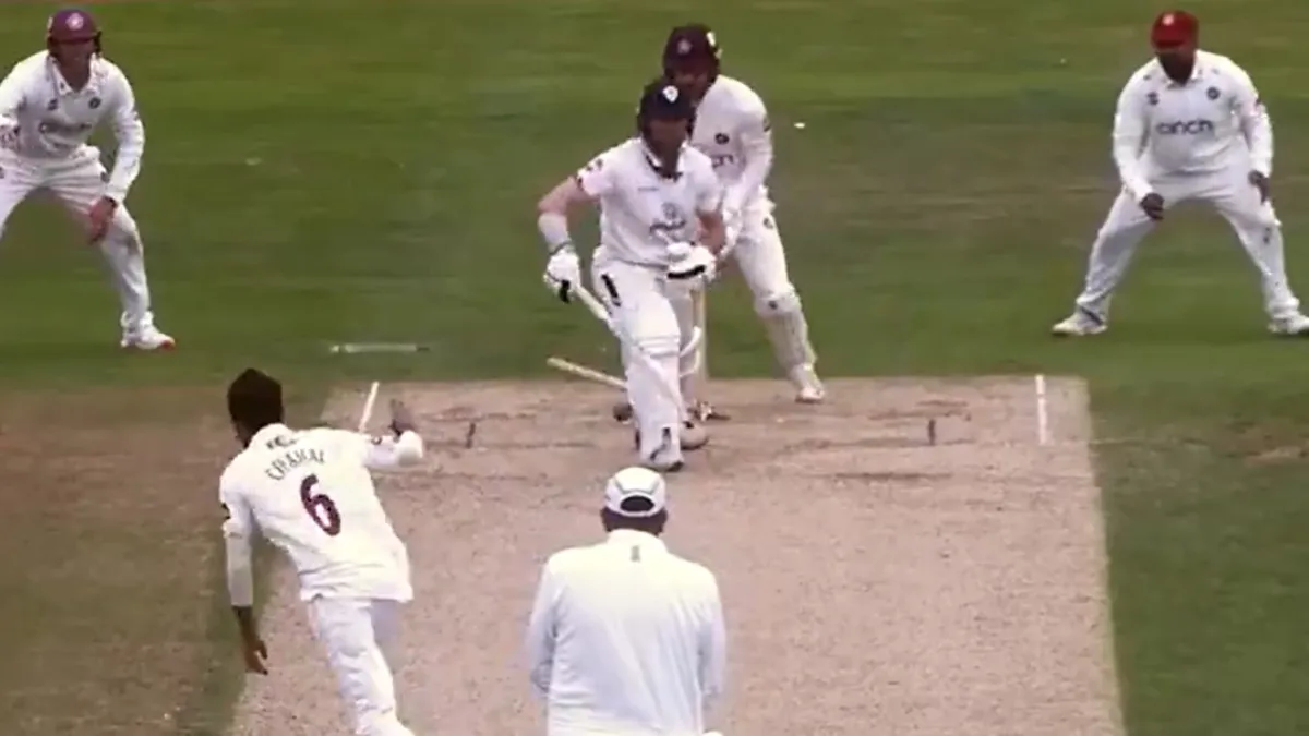 युजवेंद्र चहल ने फर्स्ट क्लास क्रिकेट में पूरा किया खास 'शतक', कर दिया बड़ा कमाल County Championship Cricket Match- India TV Hindi