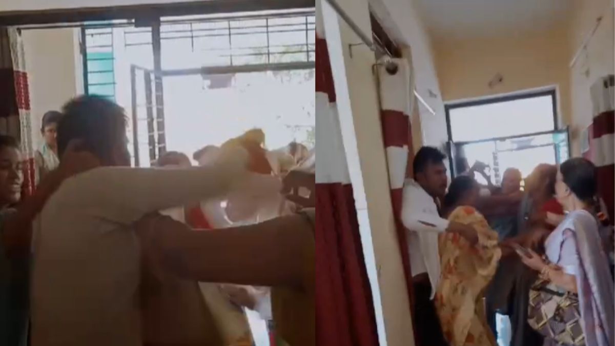 मध्य प्रदेश: रीवा में पुलिस देखती रही तमाशा, दामाद की ससुरालवालों ने कर दी धुनाई, VIDEO वायरल