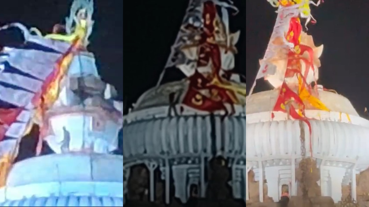 Video: पुरी के जगन्नाथ मंदिर में घटी ऐसी घटना जिसकी कल्पना करनी भी मुश्किल, मंदिर के शिखर पर दिखा ऐसा नजारा
