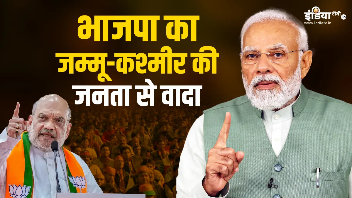 डल झील में विश्वस्तरीय पर्यटन, ऊधमपुर में फार्मास्यूटिकल पार्क, BJP के संकल्प पत्र में ये बड़ी घोषणाएं Jammu Kashmir BJP Manifesto- India TV Hindi