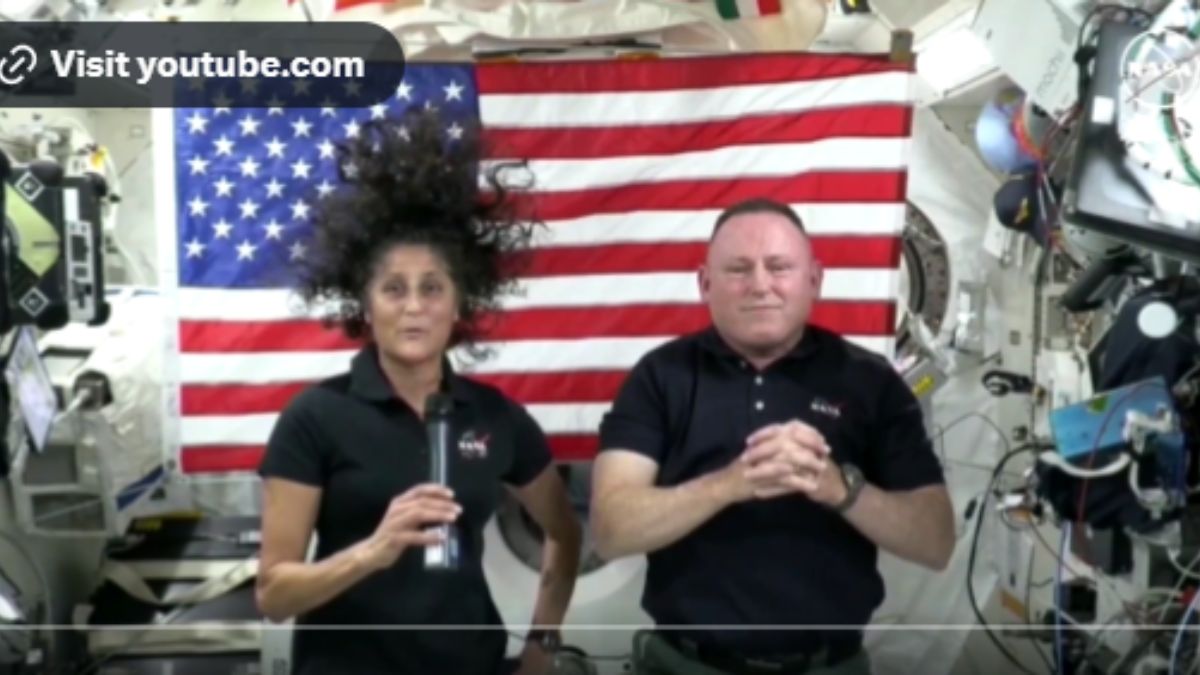 The world’s first press conference was held in space 420 km away from the earth, know the matter – India TV Hindi