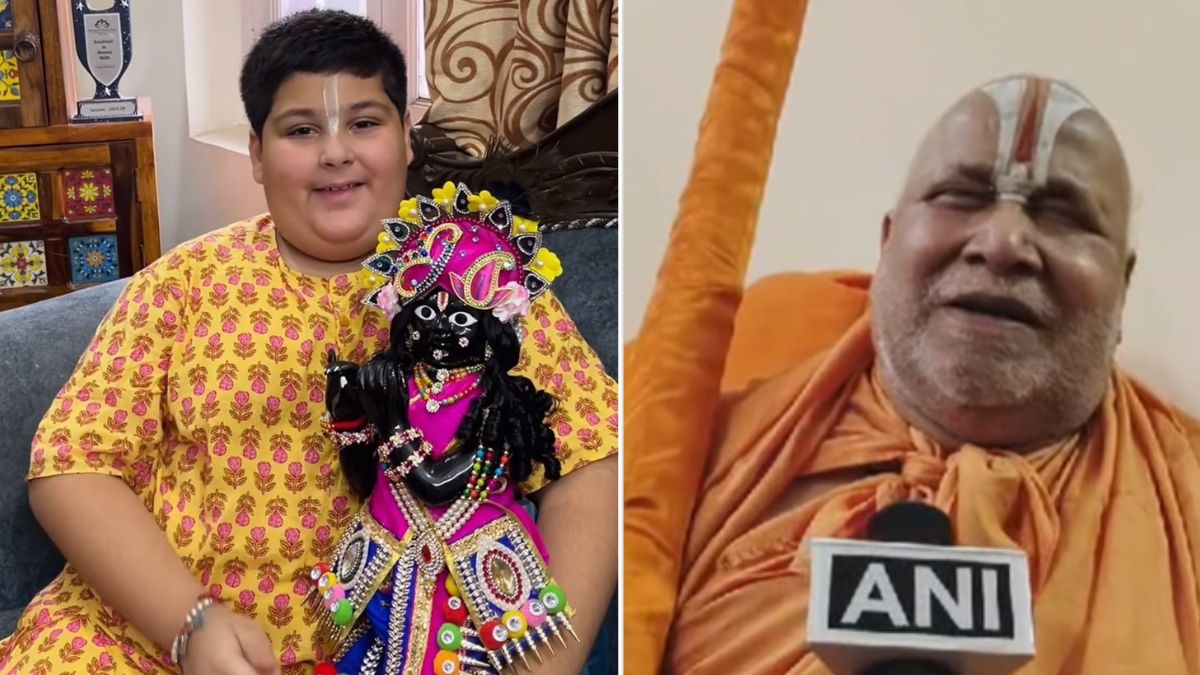 अभिनव अरोड़ा कौन हैं; जिनको संत रामभद्राचार्य ने मंच से उतार दिया, क्यों हो रहे सोशल मीडिया पर वायरल और ट्रोल?